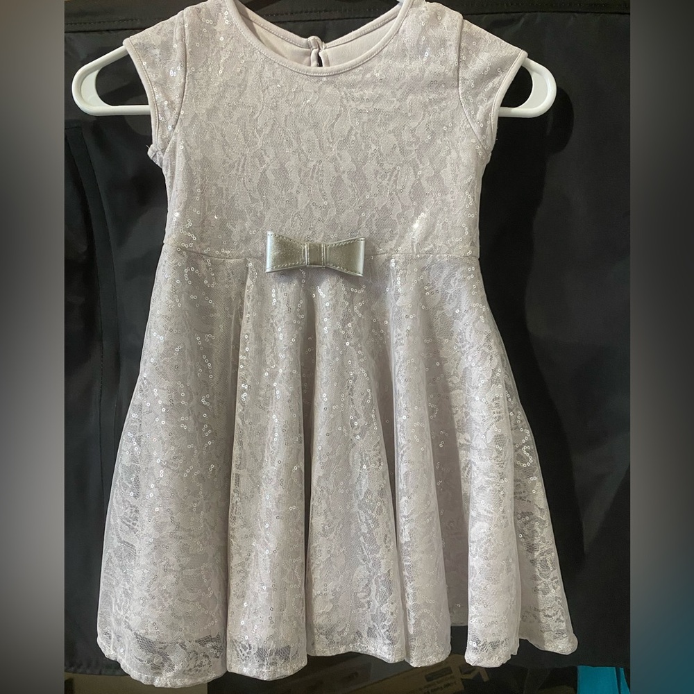Girl's Party Dress Marmellata Lavender/Light Purple Lace w/Sparkle Dress Size 5